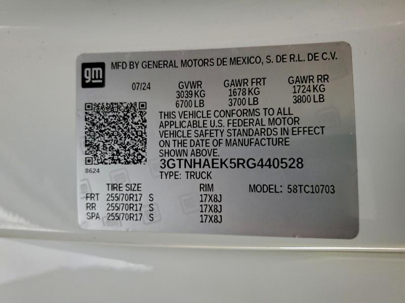 2024 GMC SIERRA C15 #3303743434