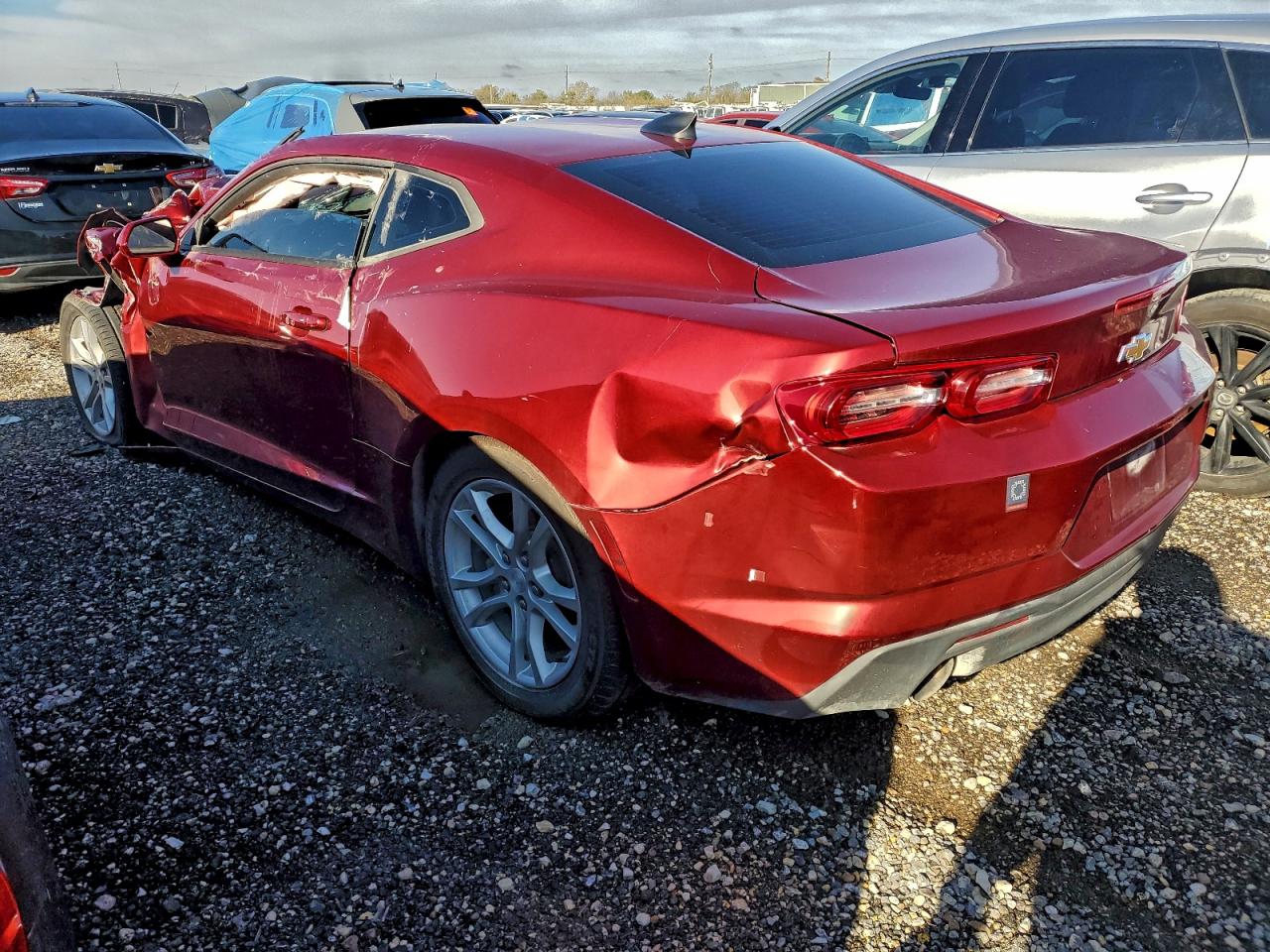 Lot #3291293475 2021 CHEVROLET CAMARO LS