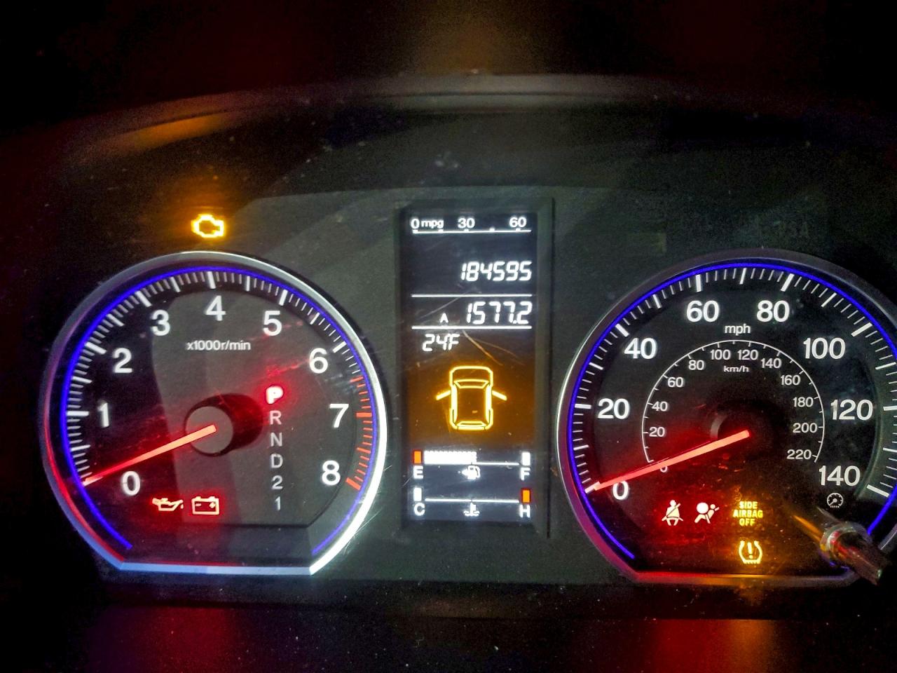 Lot #3317726080 2007 HONDA CR-V EXL