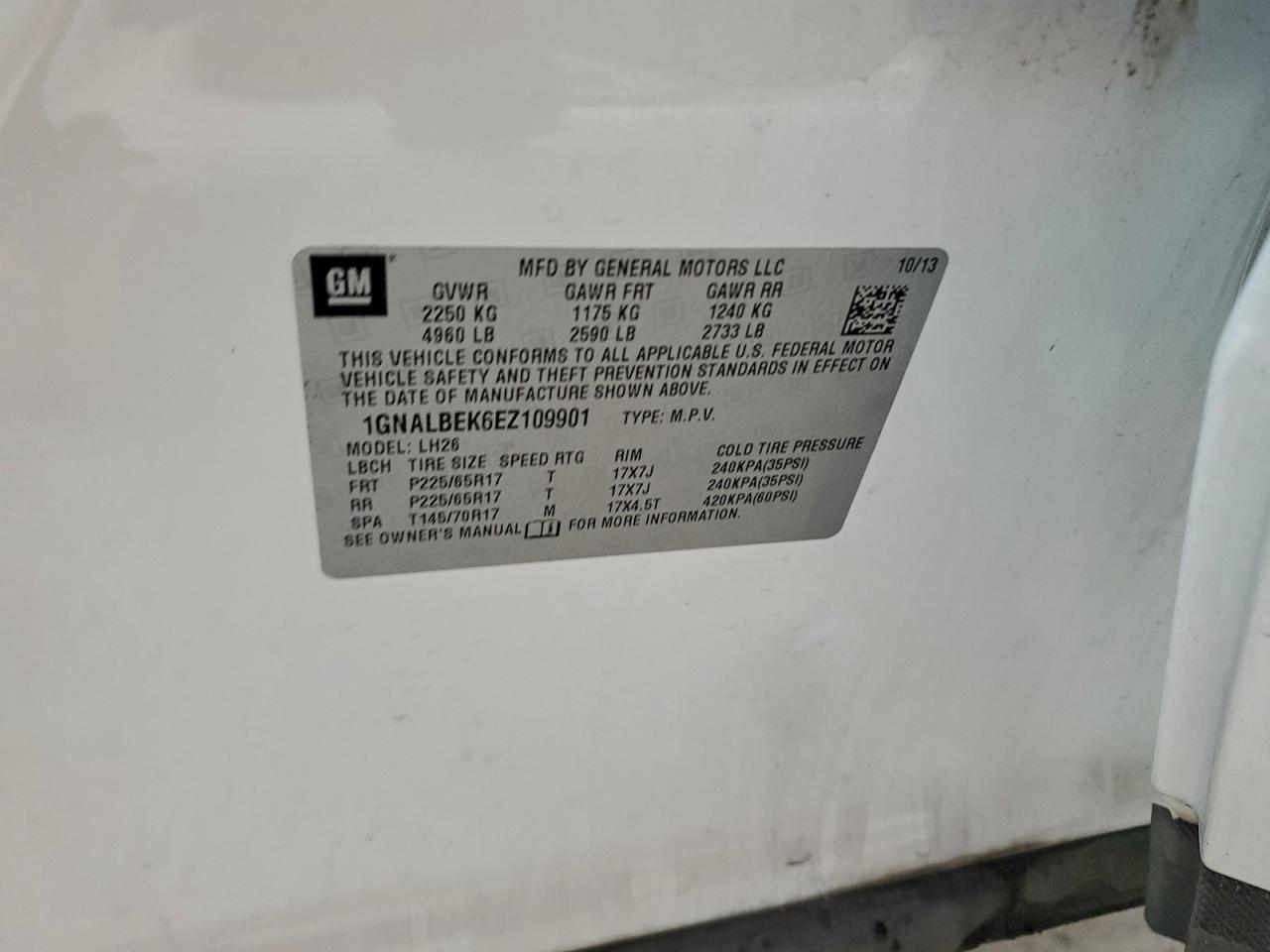 CHEVROLET EQUINOX LT