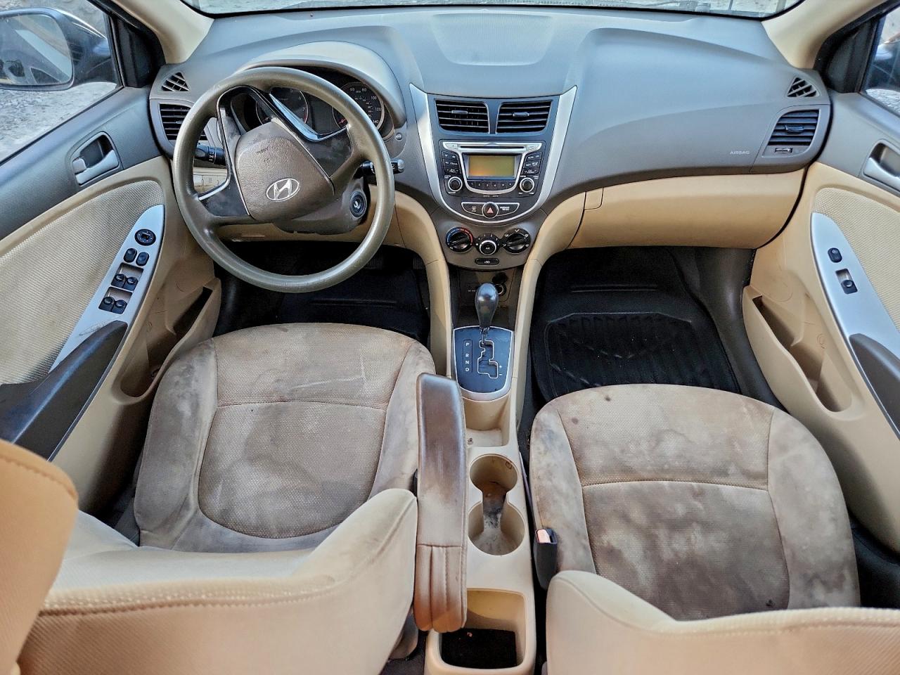 Lot #3311565248 2013 HYUNDAI ACCENT GLS