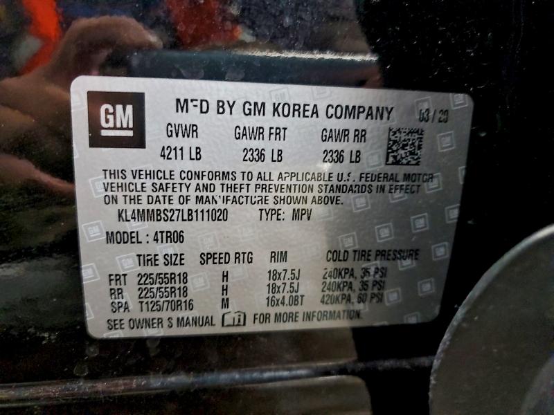 2020 BUICK ENCORE GX #3318965915