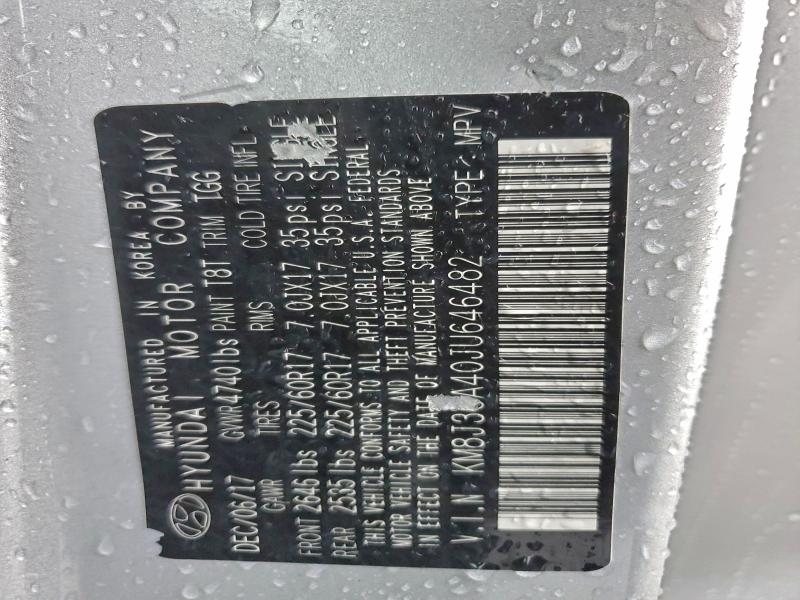 2018 HYUNDAI TUCSON SEL #3304849568