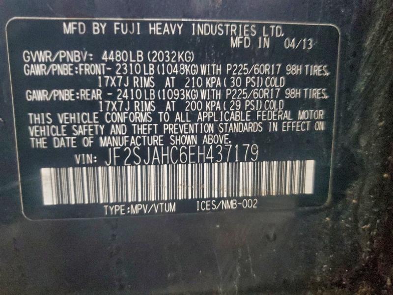 2014 SUBARU FORESTER 2 #3304779954