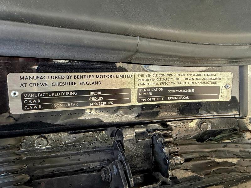 2011 BENTLEY CONTINENTA #3308237212