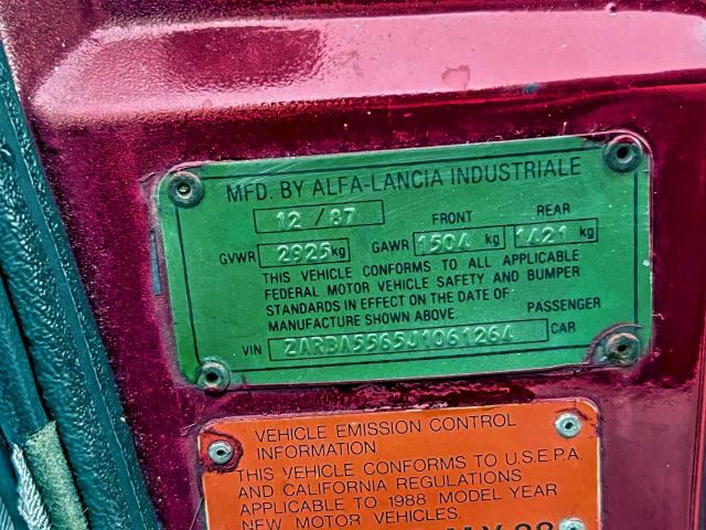 1988 ALFA ROMEO SPIDER QUA #3303730439