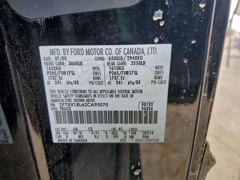 2002 FORD F150 #3305541089