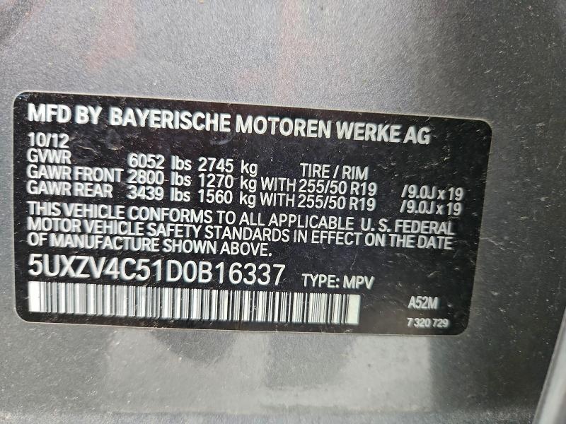 2013 BMW X5 XDRIVE3 #3303869718