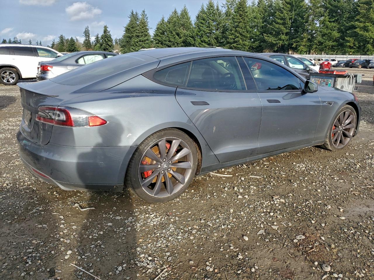 Lot #3317077016 2013 TESLA MODEL S