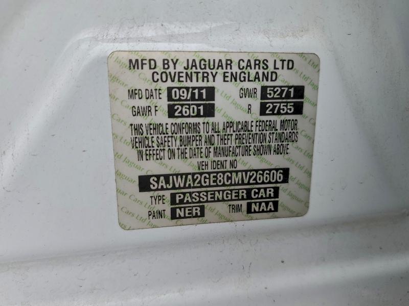 2012 JAGUAR XJL SUPERC #3310302097