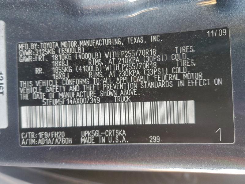 2010 TOYOTA TUNDRA DOU #3312266823