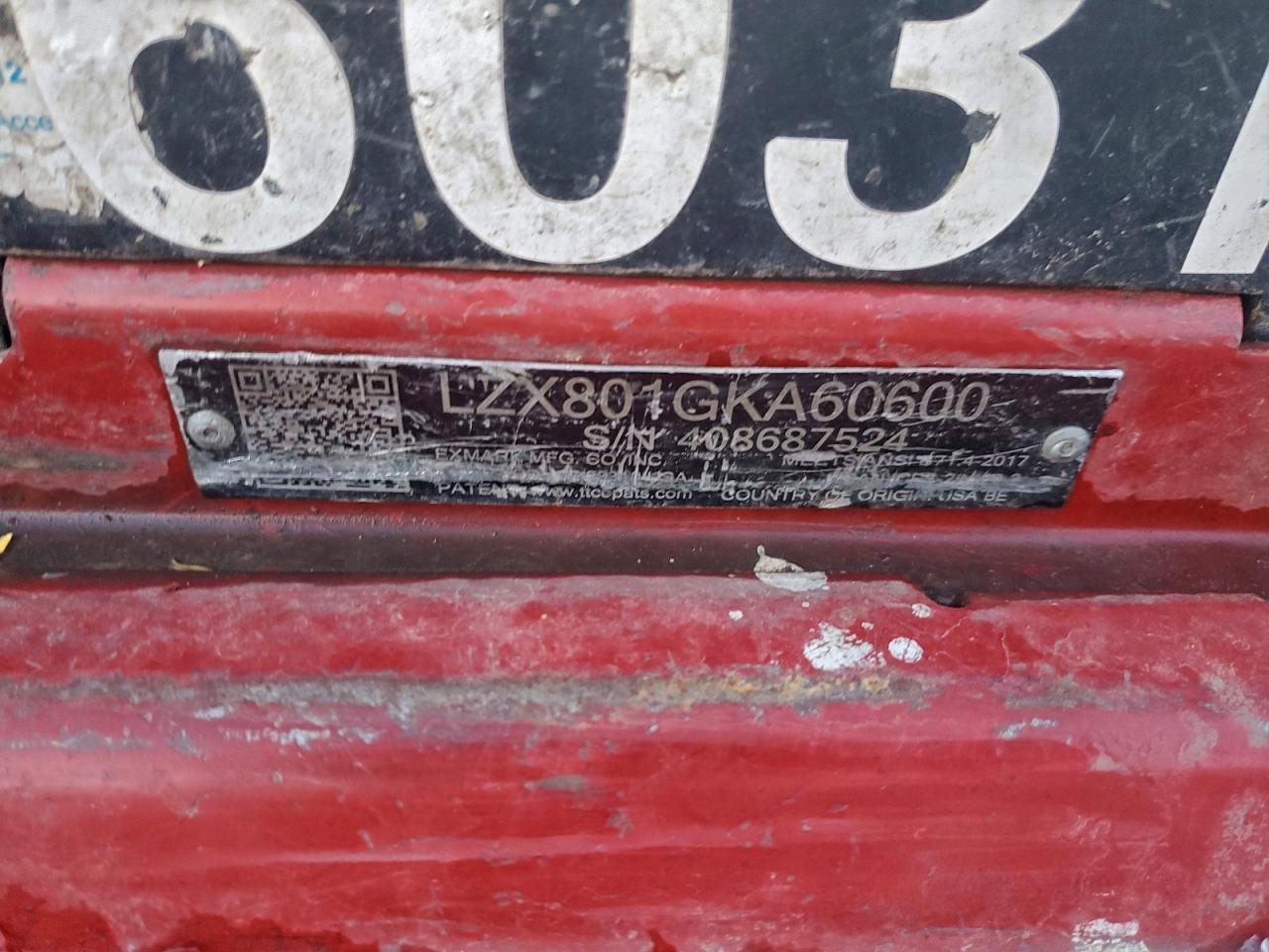 Lot #3305345312 2020 EXMARK ZERO TURN