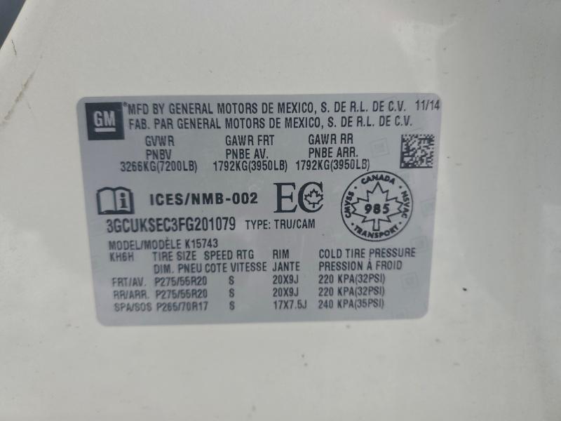 2015 CHEVROLET SILVERADO #3315794349