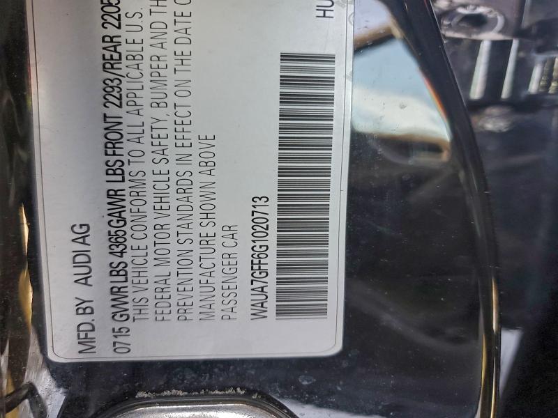 2016 AUDI A3 PREMIUM #3304776926