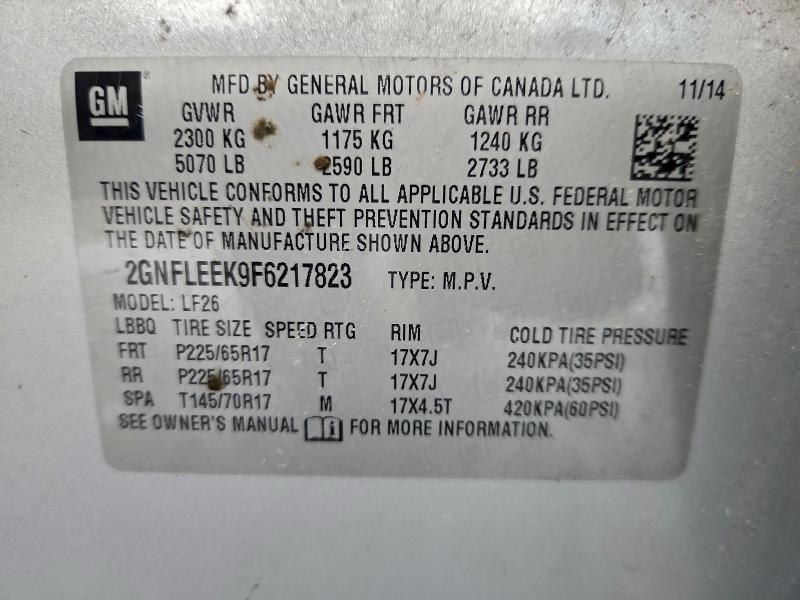 2015 CHEVROLET EQUINOX LS #3304793316