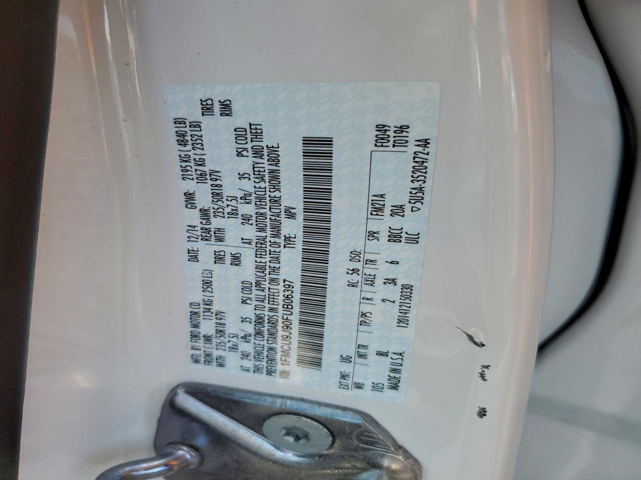 FORD ESCAPE TITANIUM