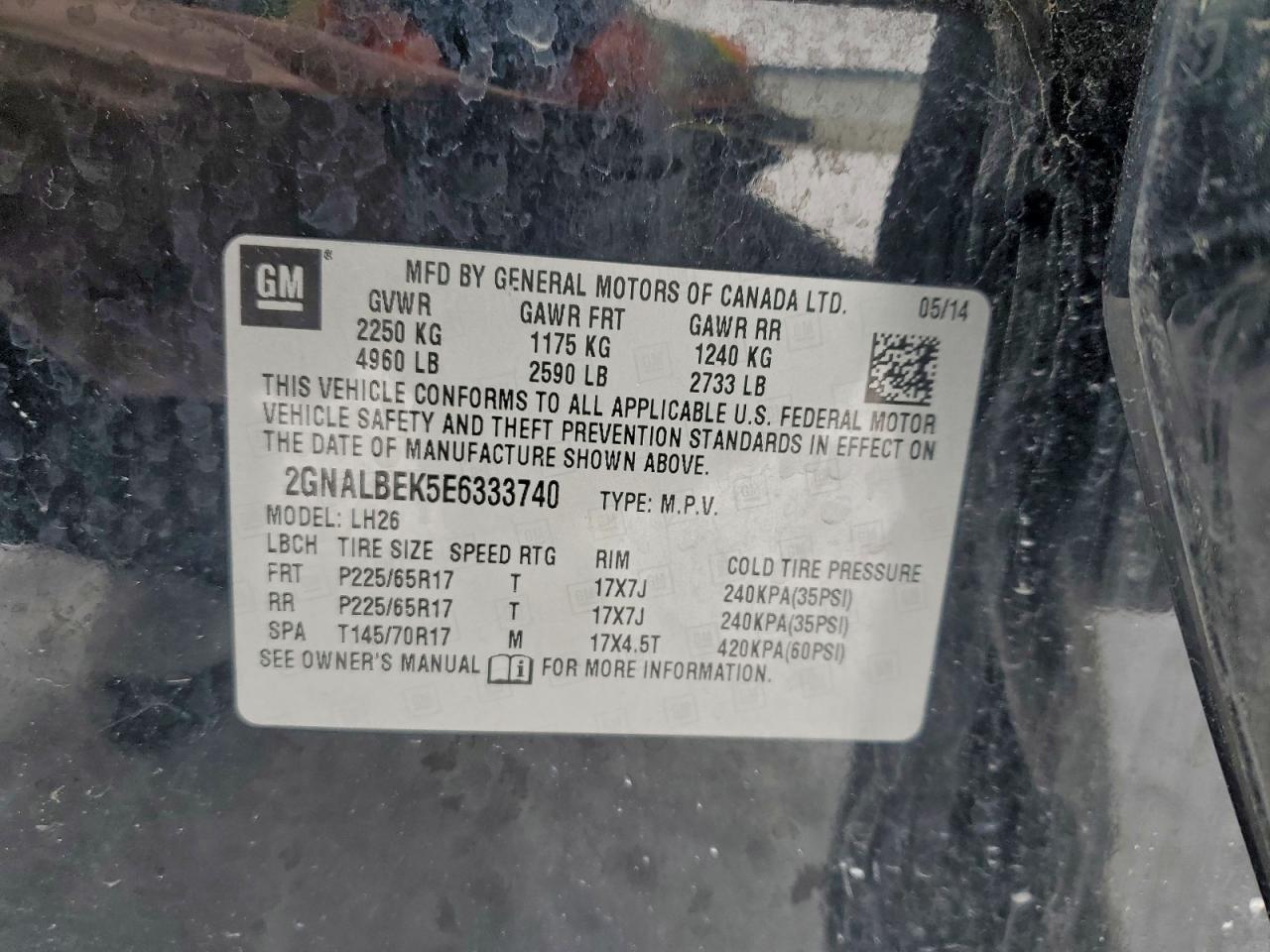 CHEVROLET EQUINOX LT