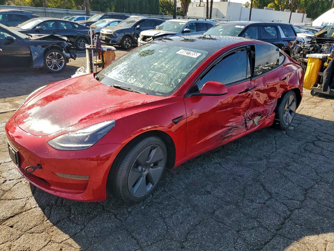 Lot #3311635238 2023 TESLA MODEL 3