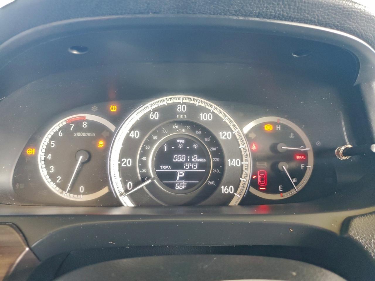 Lot #3315976107 2016 HONDA ACCORD EXL