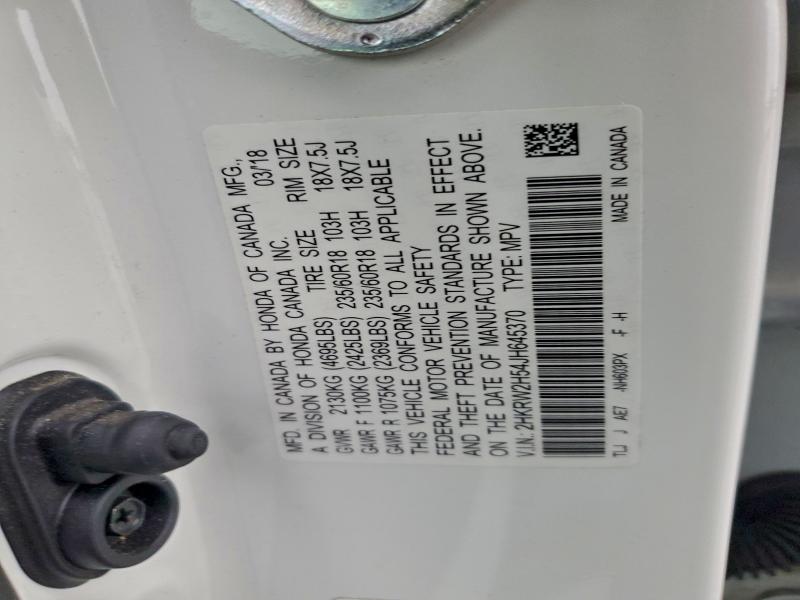 2018 HONDA CR-V EX #3311551238