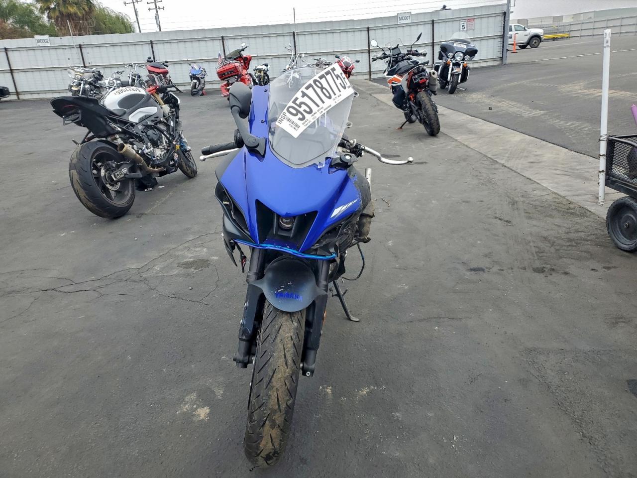 Lot #3309649930 2022 YAMAHA YZFR7