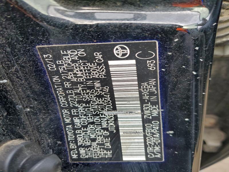 2013 TOYOTA PRIUS #3311461327