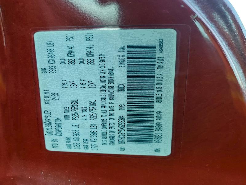 1999 DODGE RAM 1500 #3306393544