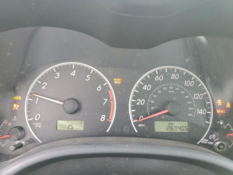 2009 TOYOTA COROLLA BA #3315648772