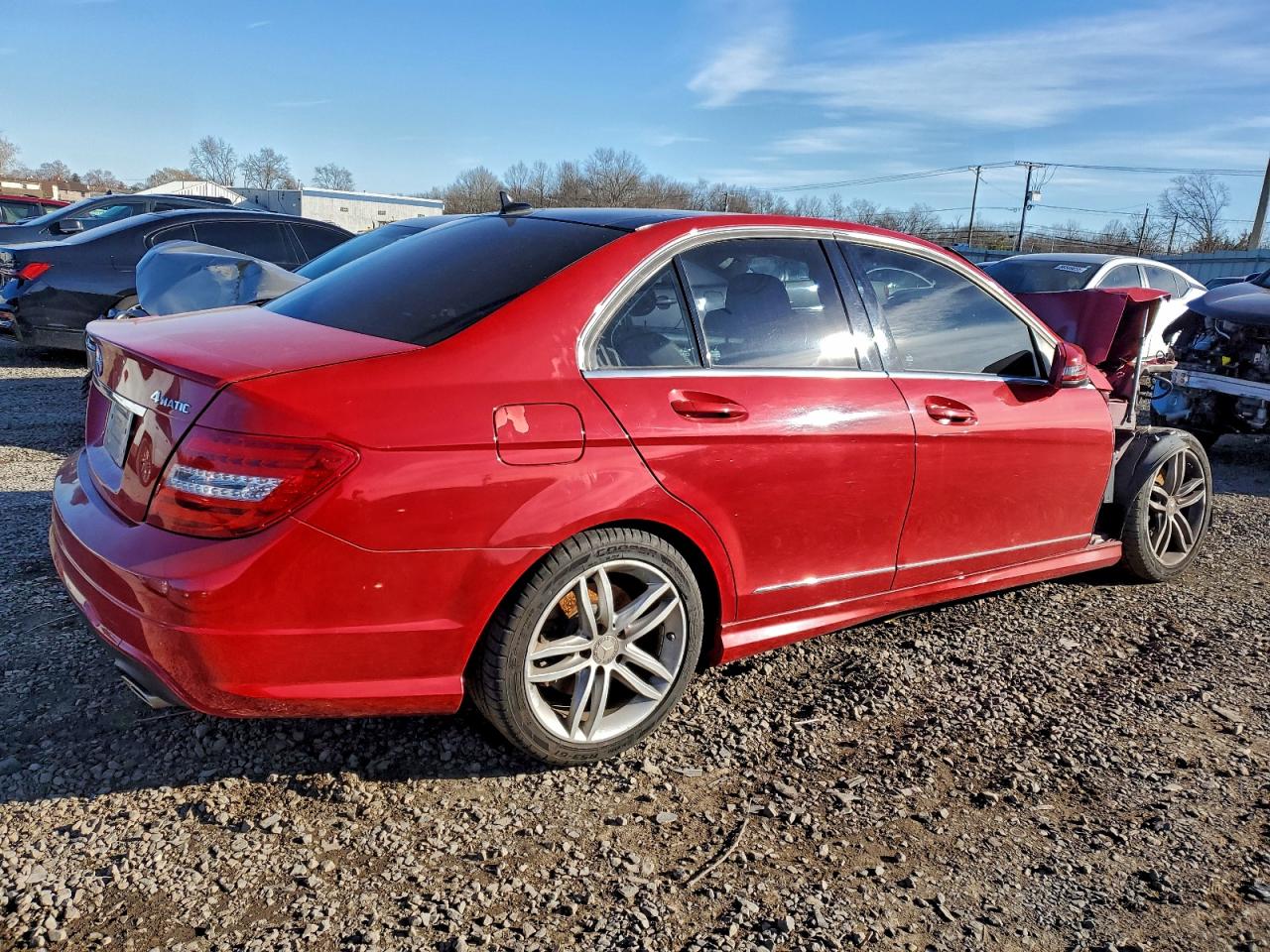 Lot #3315941086 2014 MERCEDES-BENZ C 300 4MAT