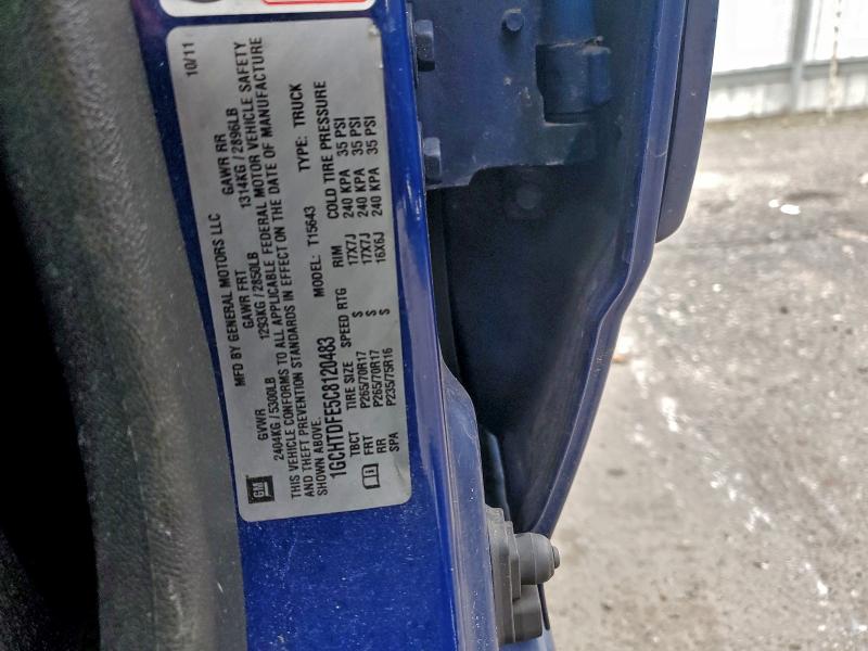 2012 CHEVROLET COLORADO L #3304555454