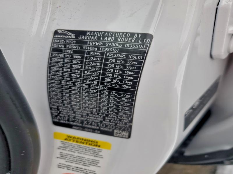 2022 JAGUAR E-PACE SE #3302649041