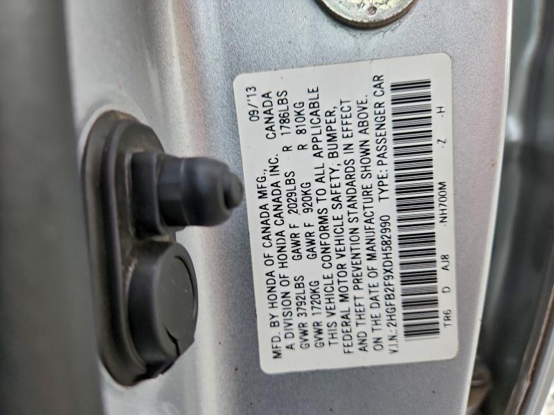 2013 HONDA CIVIC EXL #3302855911