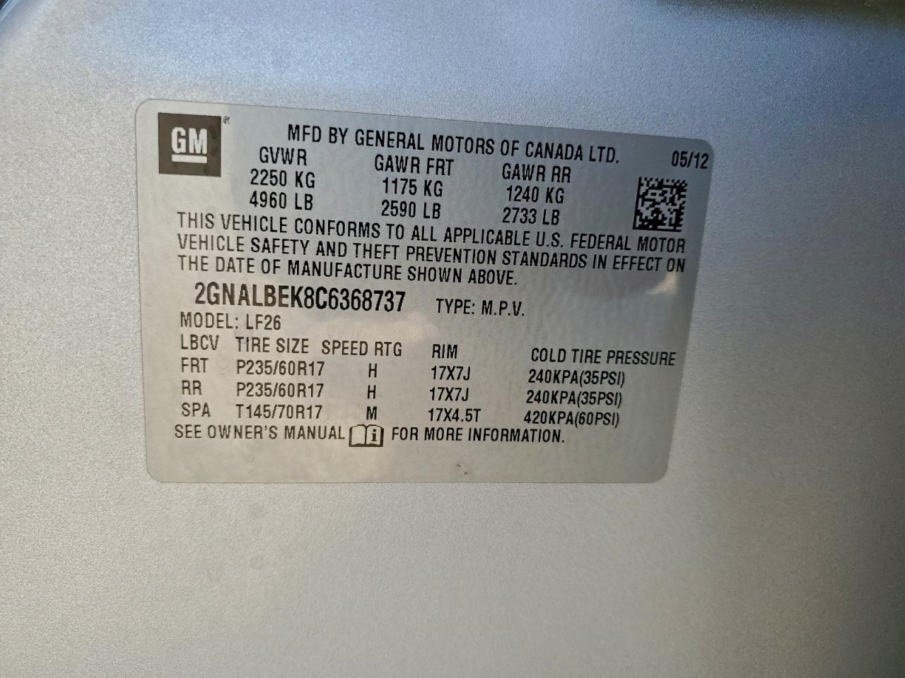 CHEVROLET EQUINOX LS