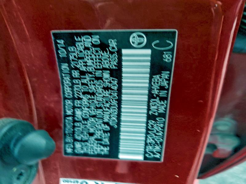 2015 TOYOTA PRIUS #3316772429