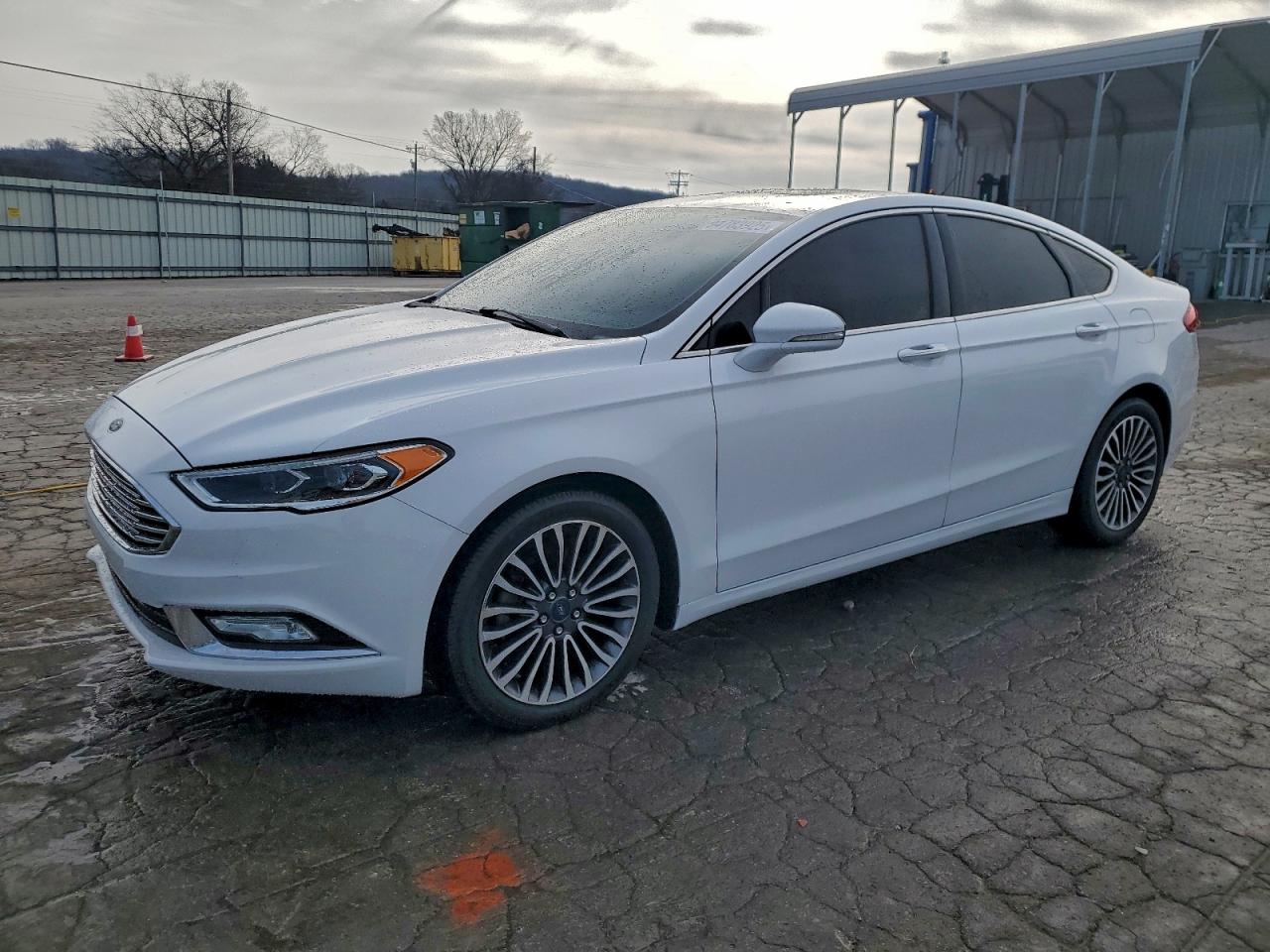 Lot #3301776357 2018 FORD FUSION TIT
