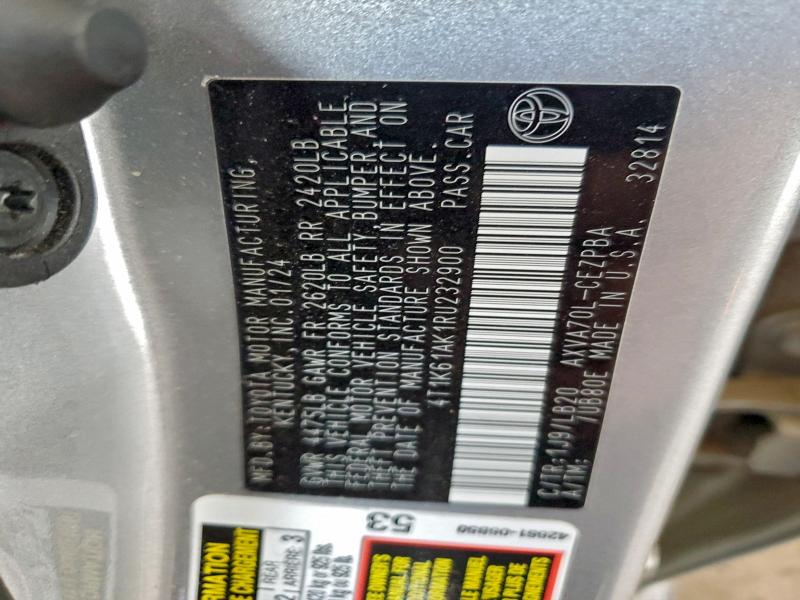 2024 TOYOTA CAMRY XSE #3305661722