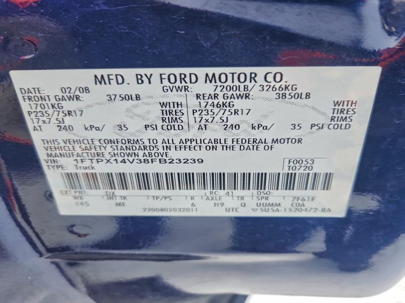 2008 FORD F150 #3306570130