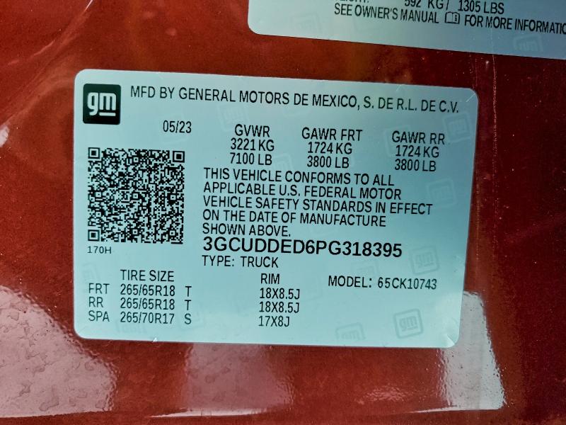 2023 CHEVROLET SILVERADO #3316716520