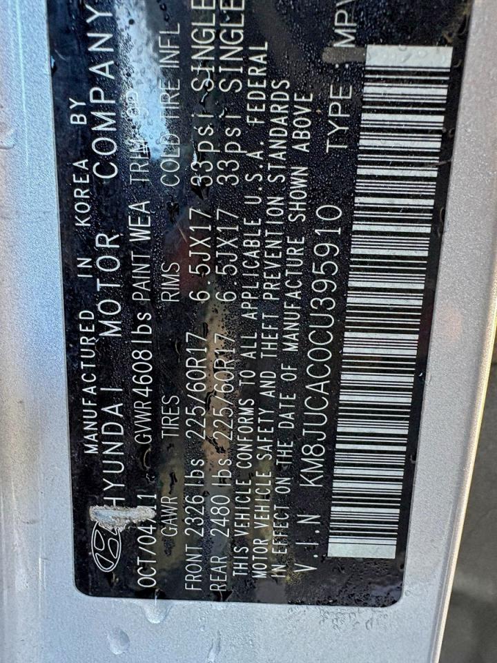 Lot #3318059365 2012 HYUNDAI TUCSON GLS