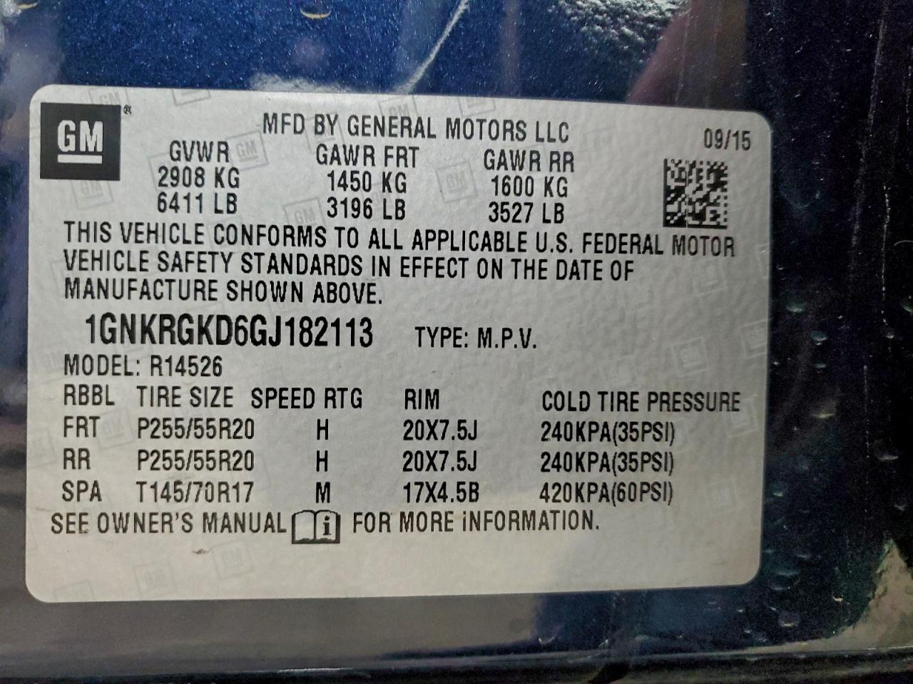 CHEVROLET TRAVERSE LT