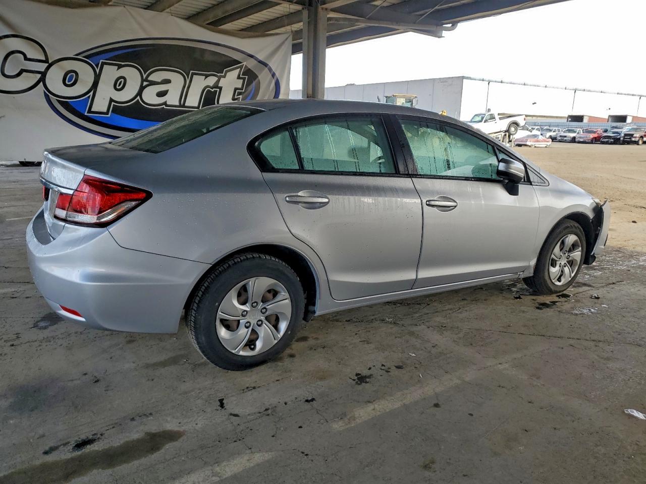 Lot #3310626826 2015 HONDA CIVIC LX