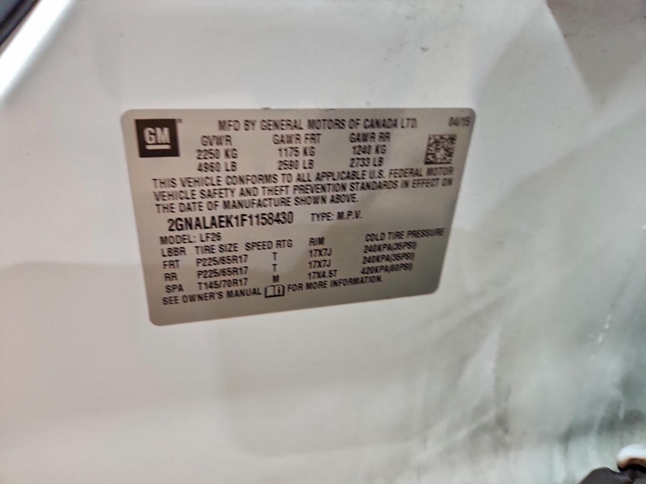 CHEVROLET EQUINOX LS