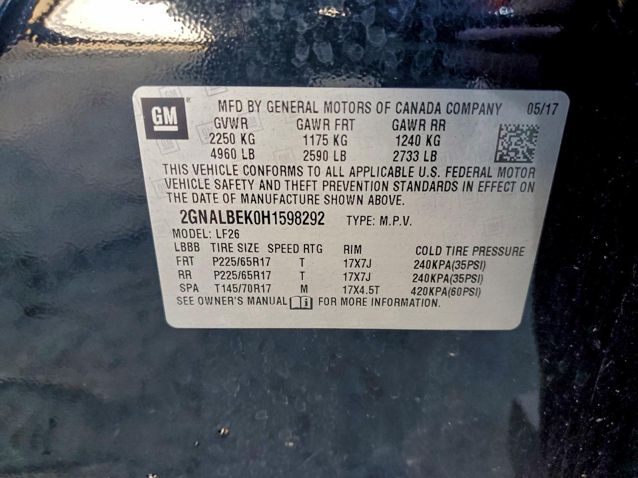 CHEVROLET EQUINOX LS