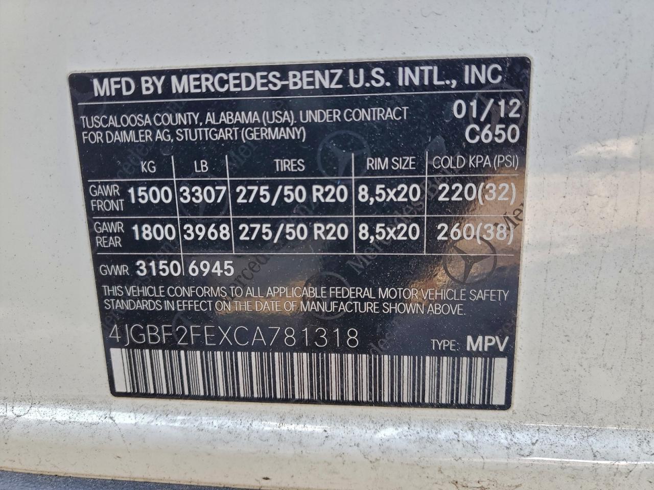 MERCEDES-BENZ GL-CLASS 350 BLUETEC