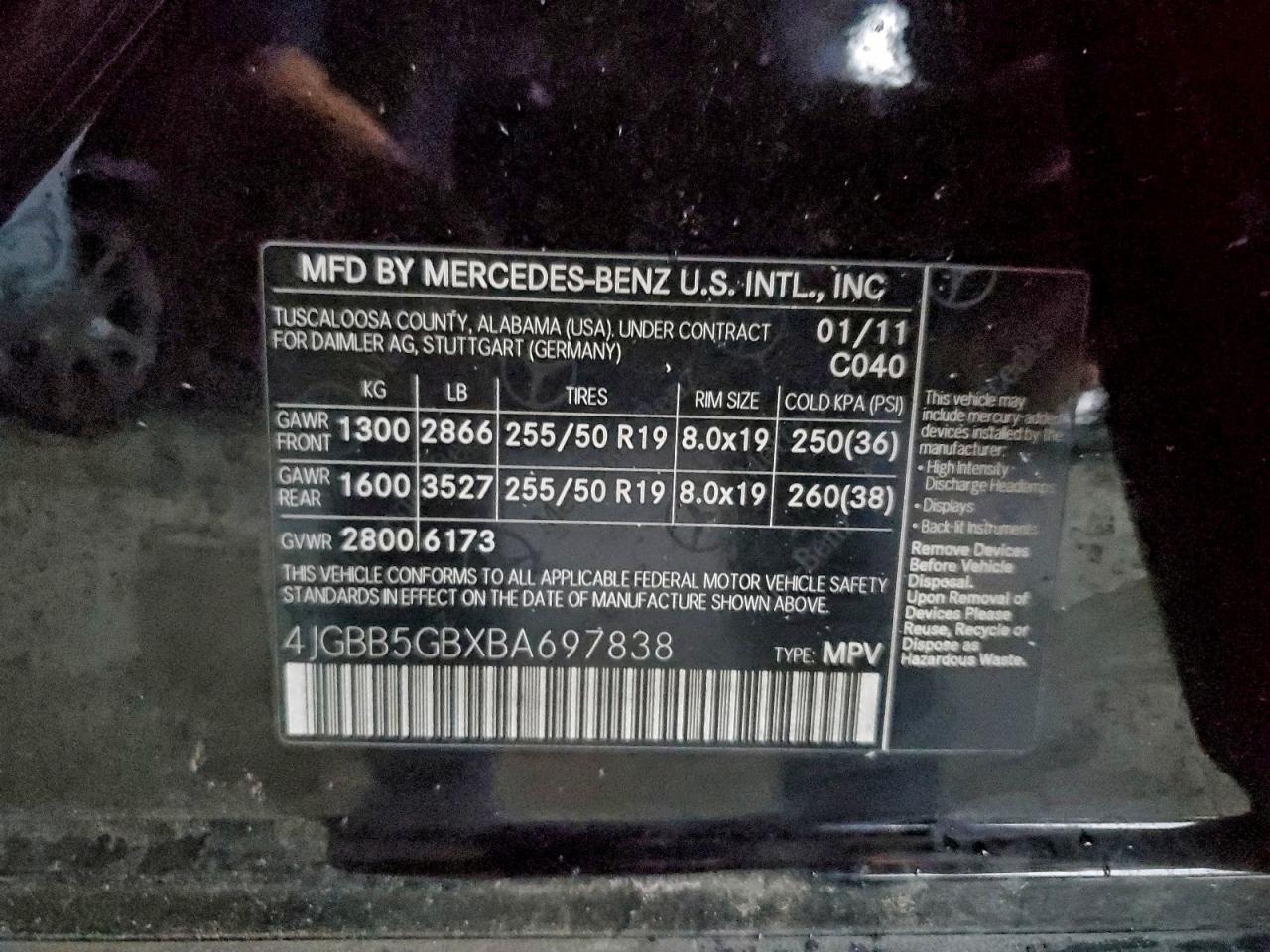 MERCEDES-BENZ M-CLASS 350