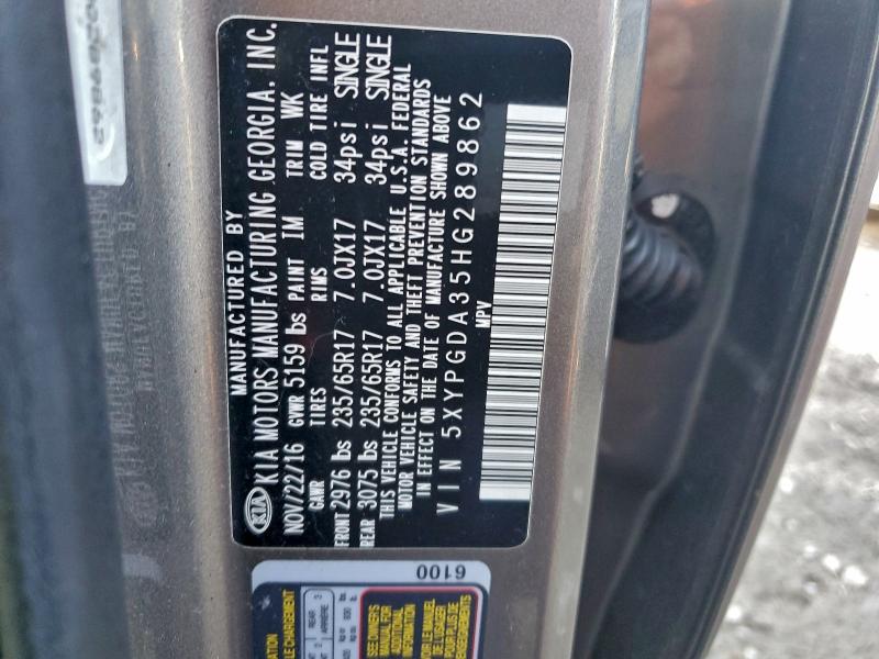 2017 KIA SORENTO LX #3302794937