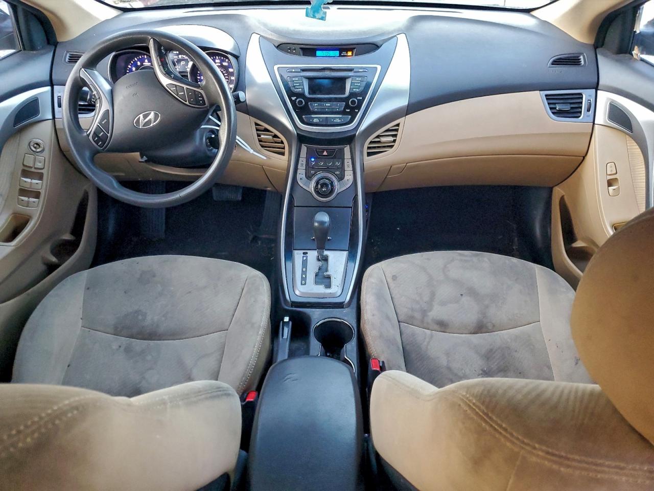 Lot #3308296168 2013 HYUNDAI ELANTRA GL