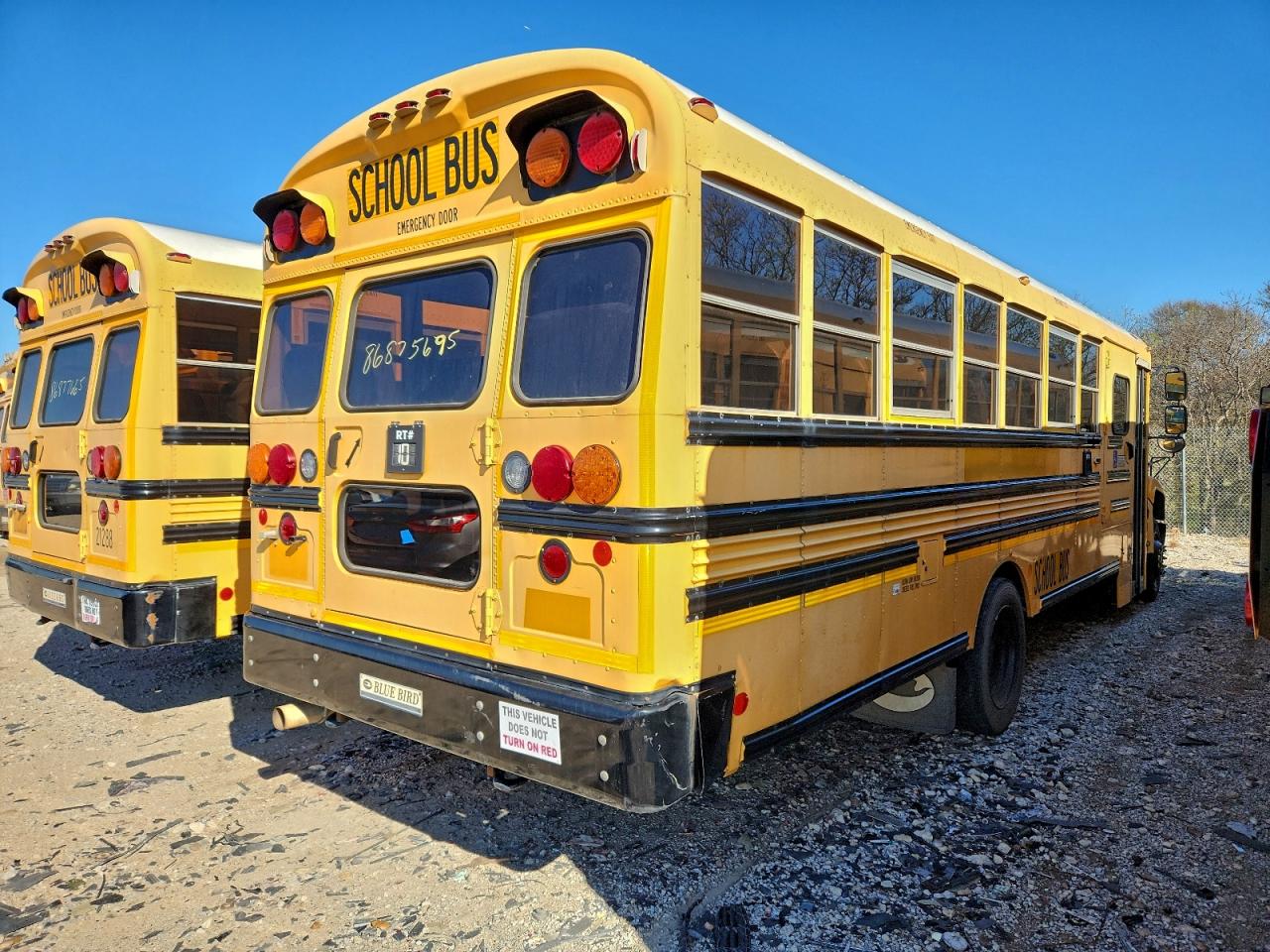 Lot #3305292300 2012 BLUE BIRD SCHOOL BUS