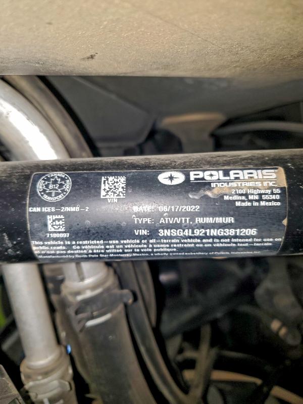 2022 POLARIS RZR TURBO R 4 ULTIMATE #3303743443