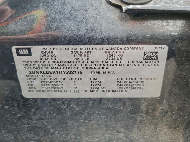 2017 CHEVROLET EQUINOX LS #3301730365